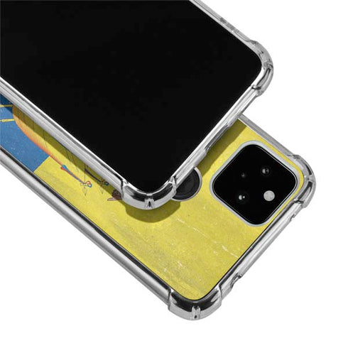 Ecuador Flag Distressed Google Pixel 4a 5G Clear Case